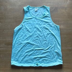 Sky Blue Athletic Tank Top